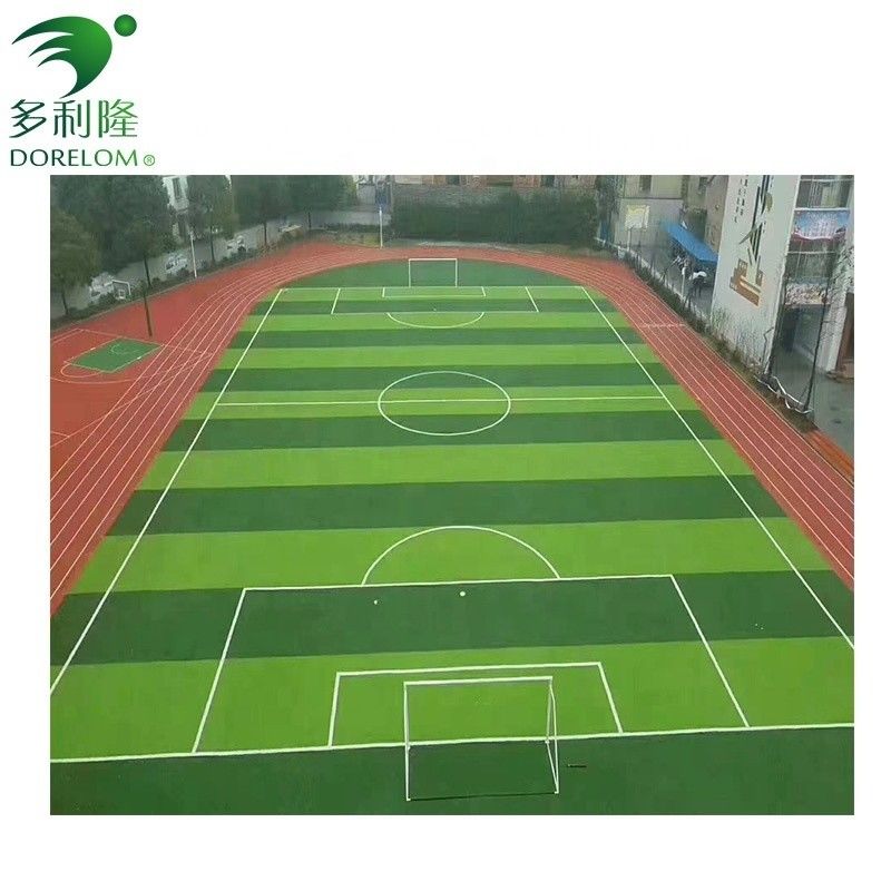 ২০২১ সালে মিনি ফুটবল কোর্টের কৃত্রিম ঘাসের উচ্চতা ৫০ মিমি এবং নন-বুনন এসবিআর ব্যাকিং