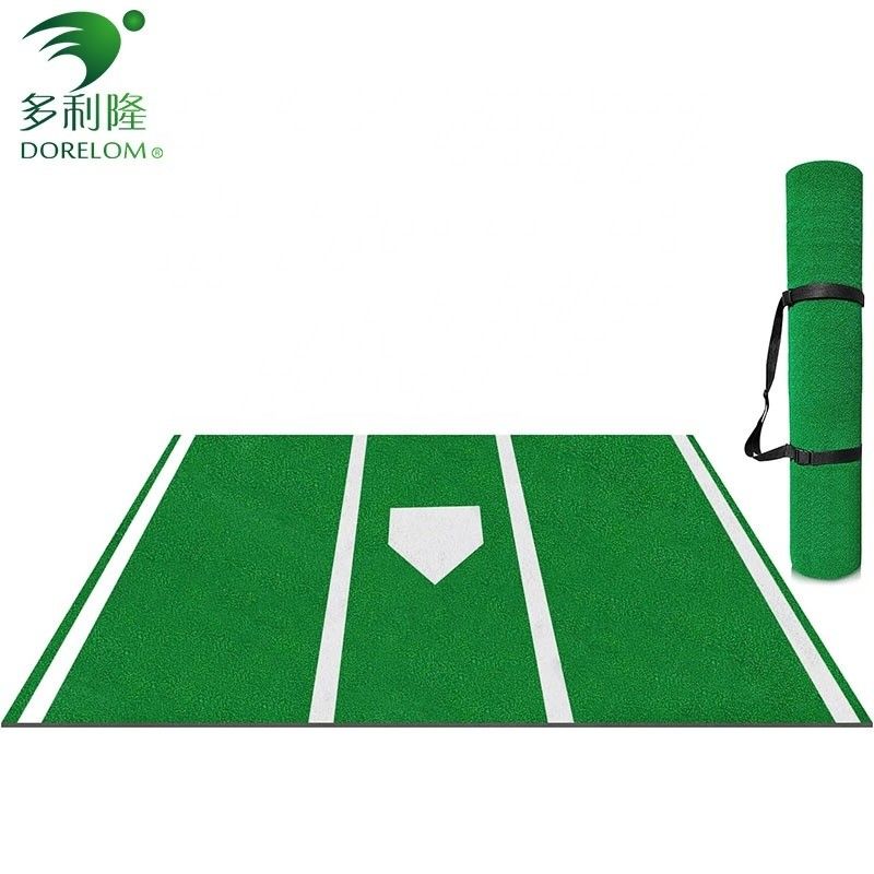 PE Monofilament PP Curly Fiber Batting Mat রেগুলেশন আকার ইনডোর আউটডোর জন্য ঘাস
